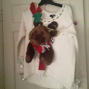 CUTE Christmas Seeater 3d Plus Reindeer, Lights la